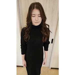 Aラインふんわりくびれロングヘア