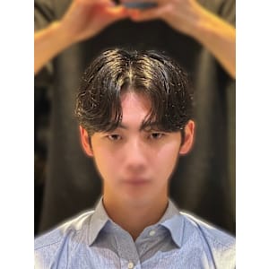 韓国風カルマパーマ 韓国ヘア メンズ 原宿 表参道