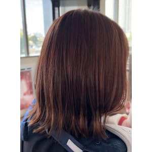 インナー×ピンクブラウン