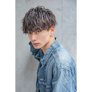 【小久保style】メンズカットツーブロックツイストウルフ