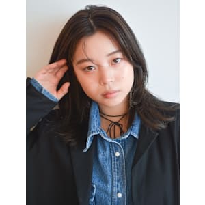 【tetote三宮】黒髪　小顔ナチュラルレイヤー