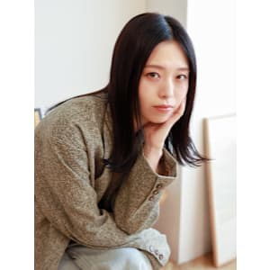 【 AINM 】小顔ワンレン レイヤースタイル