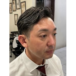 【40代男性】ロンドン七三ナチュラルバック（大宮/バーバー）