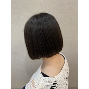 #ぱっつんミニボブ