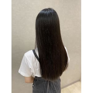 #ぱっつんロング