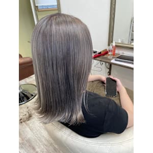 ケアブリーチ/グレージュ/切りっぱなし