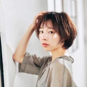 黒髪/ボブルフ/ネビージュ/小顔/ワンレン/○○/髪質改善/