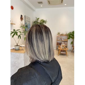 バレイヤージュ【ホワイトアッシュ】