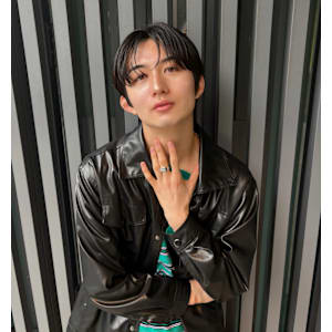 毛流れセンターパート