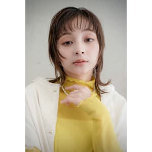 レイヤースタイル　ウルフカット　ボブウルフ