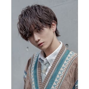 【小久保style】メンズカットツーブロックツイストウルフ