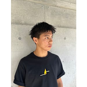 メンズヘア　スパイキーショート　メンズショート　新宿