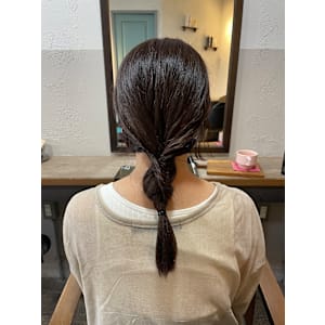 ねじりシンプルアレンジ