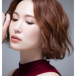 大人かわいいボブパーマミディ☆