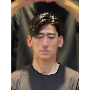 韓国ヘア ガイルヘア カルマパーマ ダウンパーマ メンズ 表