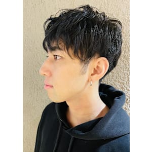 黒髪マッシュ/セイムレイヤー