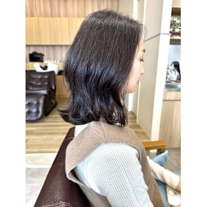 くびれミディロング×ココアブラウン