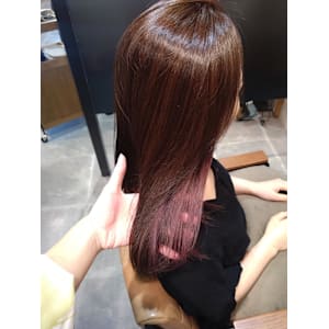 インナーカラー×ピンクバイオレット☆