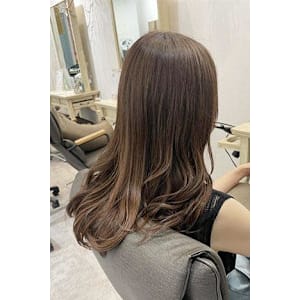 【ヘアジュレドゥ 安江】透明感ブラウンカラー