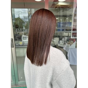 ピンクブラウンカラー