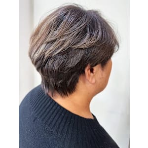 30代40代50代脱白髪染めハイライトカラーグレージュショー