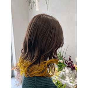 《花屋併設》裾カラー/イエロー