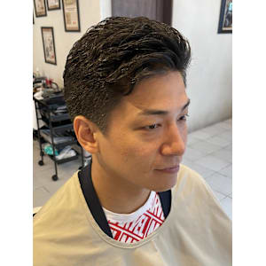 【30代 男性】ロンドンアイロンショート（大宮/バーバー）