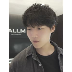 シャドウパーパーマ 韓国スタイル メンズカット 表参道