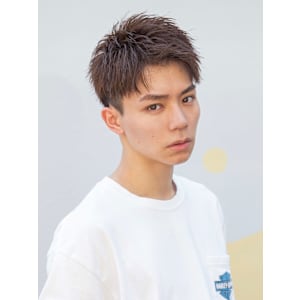 【小久保style】メンズカットツーブロックツイストウルフ