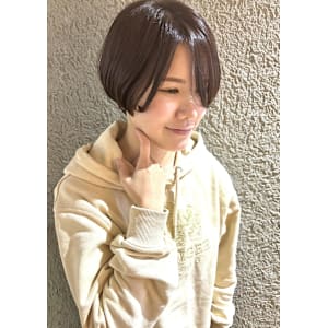 長めが可愛いハンサムショート