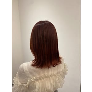 池袋/ブリーチ/カラー/髪質改善/レッドカラー