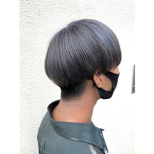 王道刈り上げマッシュ