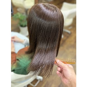 髪質改善×カラー