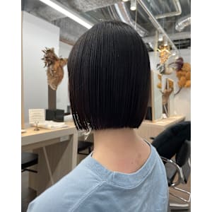 【井上】縮毛矯正ボブ癖毛艶ボブストレート
