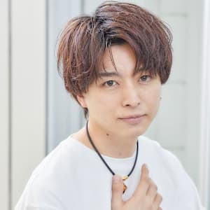 銀座　メンズ　直毛　セットが楽　ワンカールパーマ　東京　黒髪