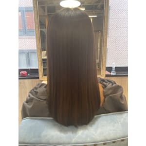 across hair design 池袋店 × ロング