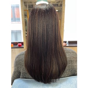 across hair design 池袋店 × ロング