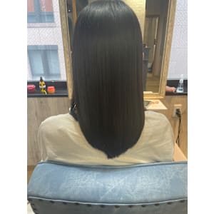 across hair design 池袋店 × ロング