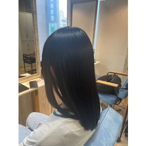 across hair design 池袋店 × ロング