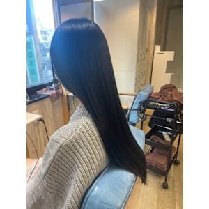 across hair design 池袋店 × ロング