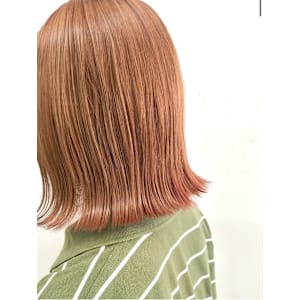 ピュアオレンジ　外はねボブ　韓国風　8