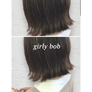 大人ガーリー♪外はねボブ　6