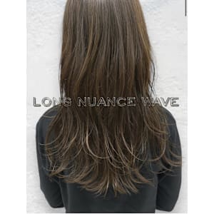 ロング　韓国風ヘア　ノンダメージカラー　5