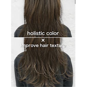 ロング　韓国風ヘア　ノンダメージカラー　5