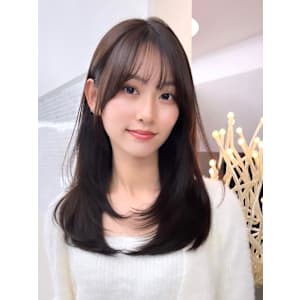 顔まわりカット/前髪/似合わせカット/レイヤーカット/銀座