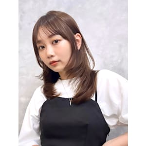 顔まわりカット/前髪/似合わせカット/レイヤーカット/銀座