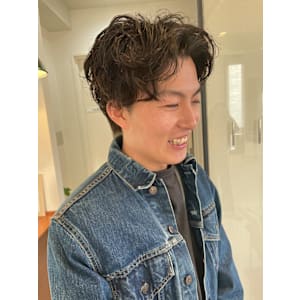 【noka 新宿】抜け感×センターパート