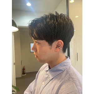 【noka 新宿】シンプル×センターパート