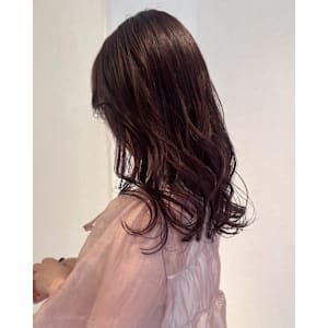 秋冬おすすめブリーチなしピンクカラー♪