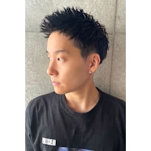 メンズカット 短髪 ソフトツイスト ツーブロック 刈り上げ